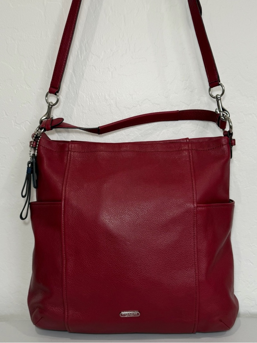 Coach Park Pebble Leather Hobo Bag